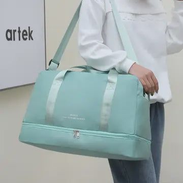 Athletic Bag with Shoe Compartment