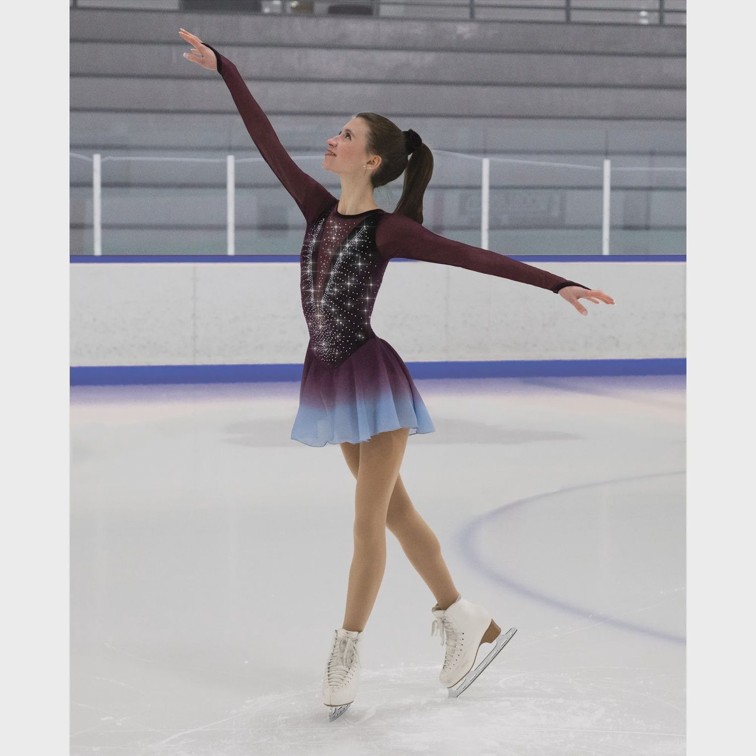 Freeze Dress, Colour: Wine Freeze, Size: 12-14