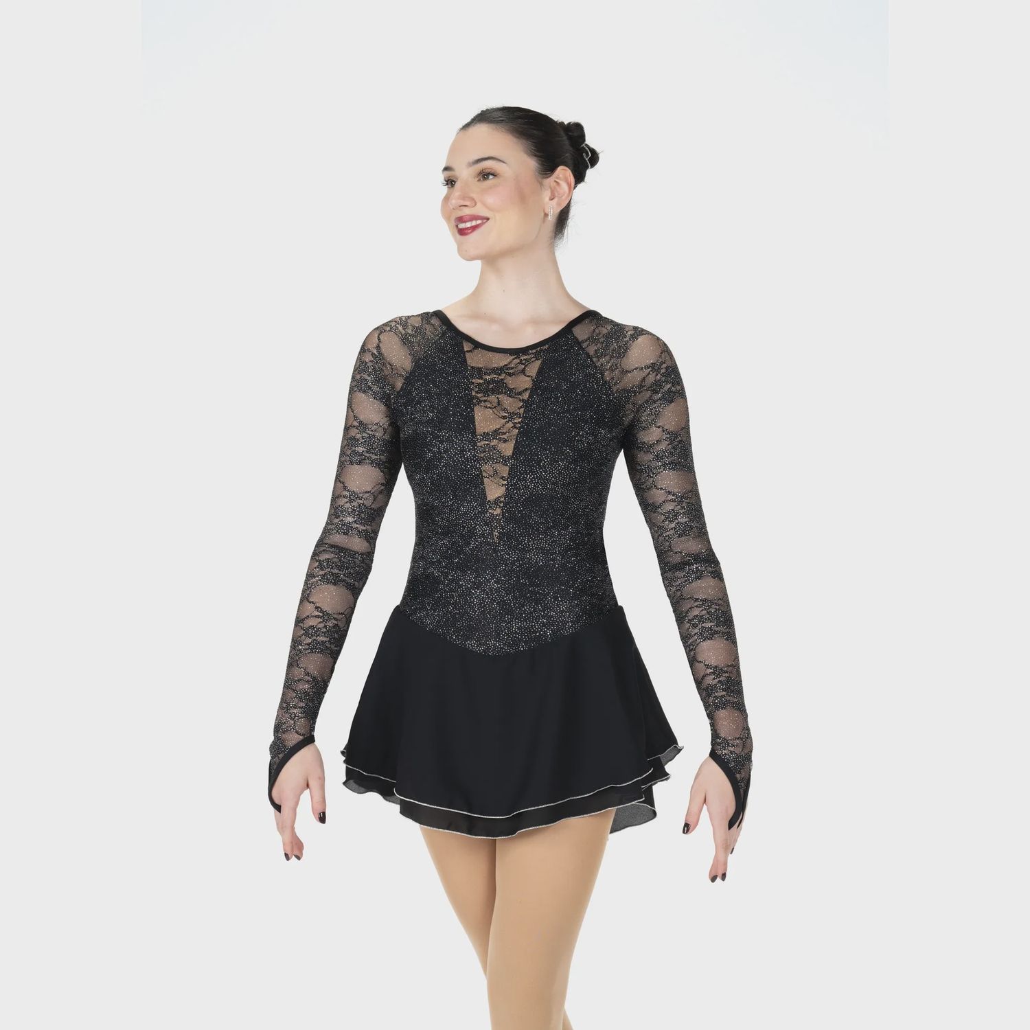Lace Lovers Dress, Colour: Black, Size: 12-14