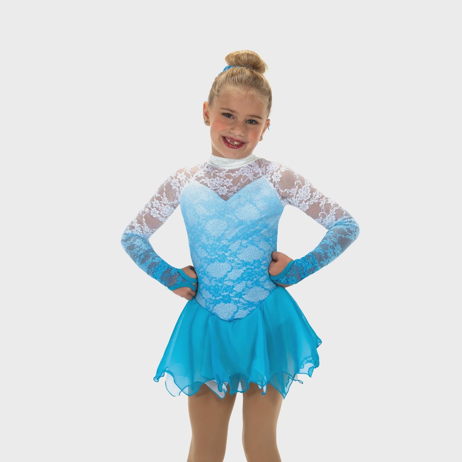 Starting to Snow Dress, Colour: Blue, Size: 6-8