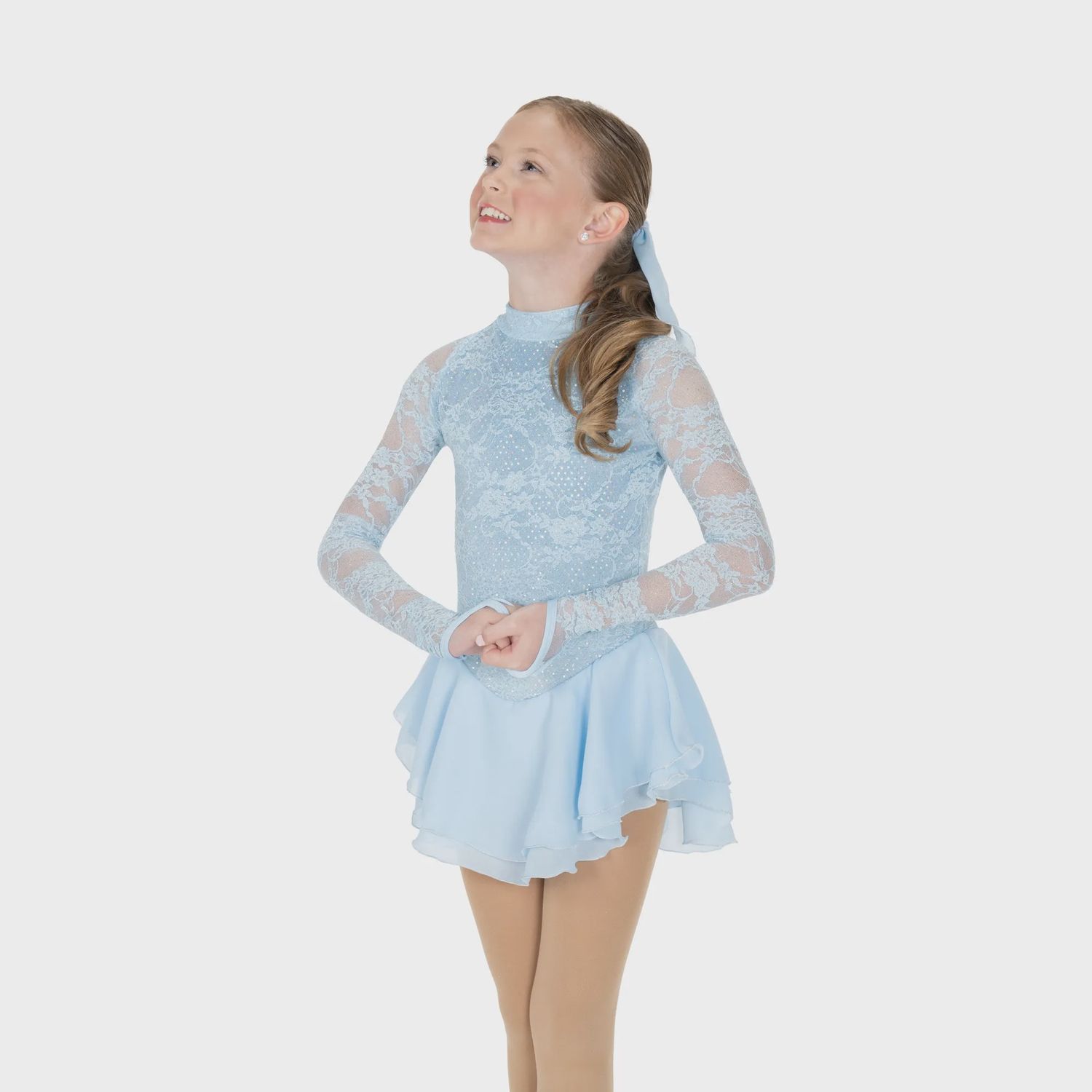 Sequin Lining Dress, Colour: Ice Blue, Size: 6-8