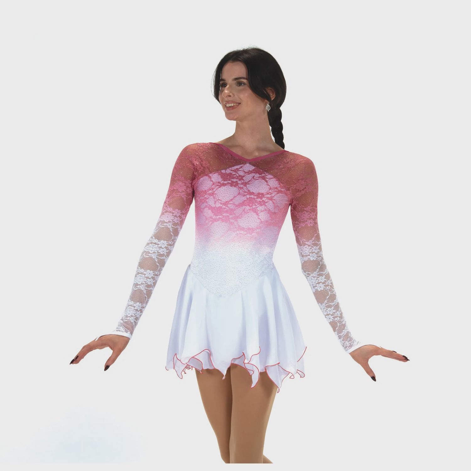 Petals in the Snow Dress, Size: 12-14
