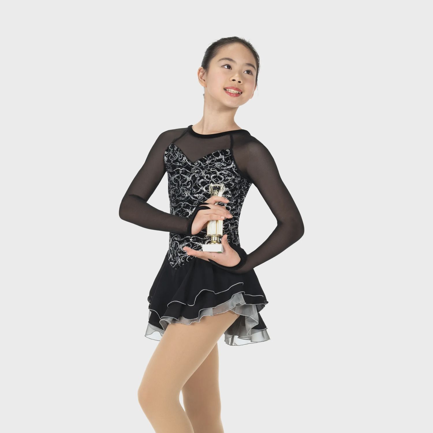 Classical Dress, Colour: Black, Size: 6-8