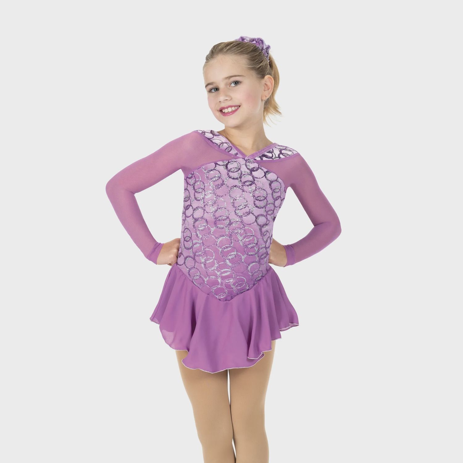 Rings of Bling Dress, Colour: Petal Purple, Size: 4-6