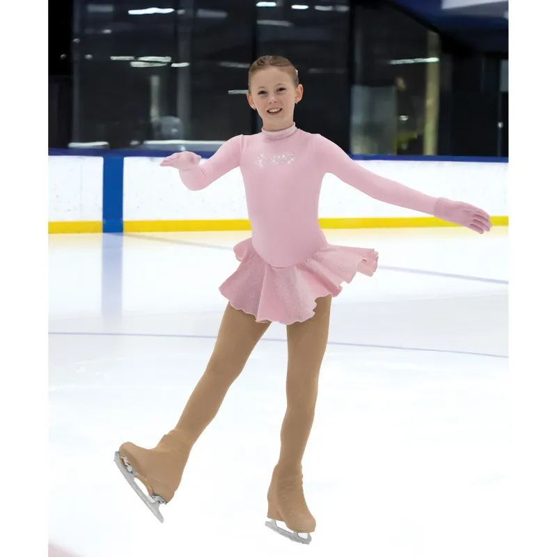 Crystal Fleece Dress – Pink