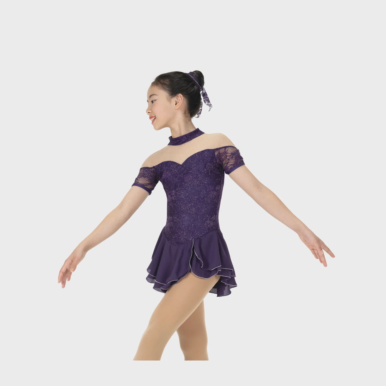 Loveliness Dress, Colour: Deep Purple, Size: 6-8
