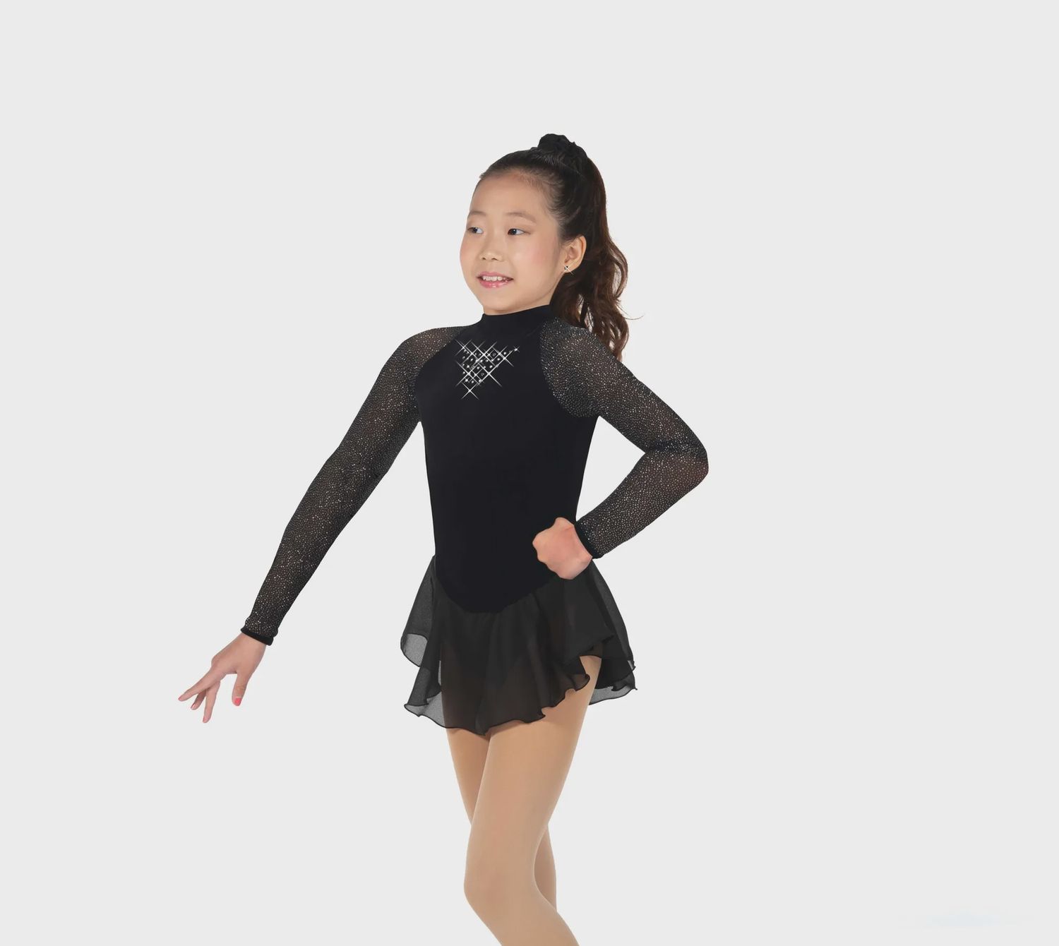 Starbrite Dress, Colour: Jet Black, Size: 6-8