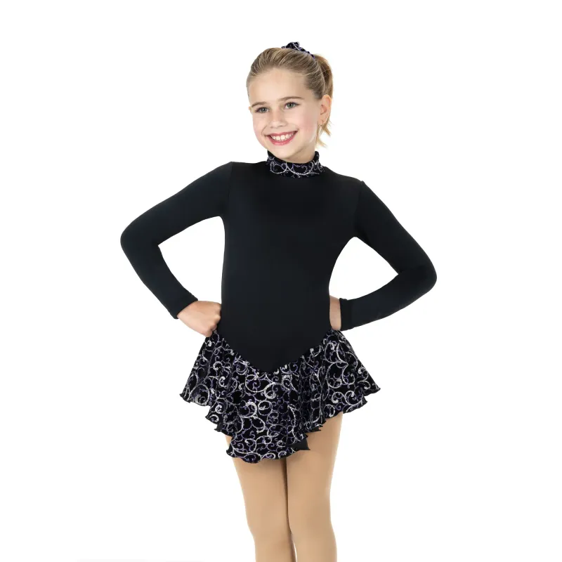 Fancy Fleece Dress – Black