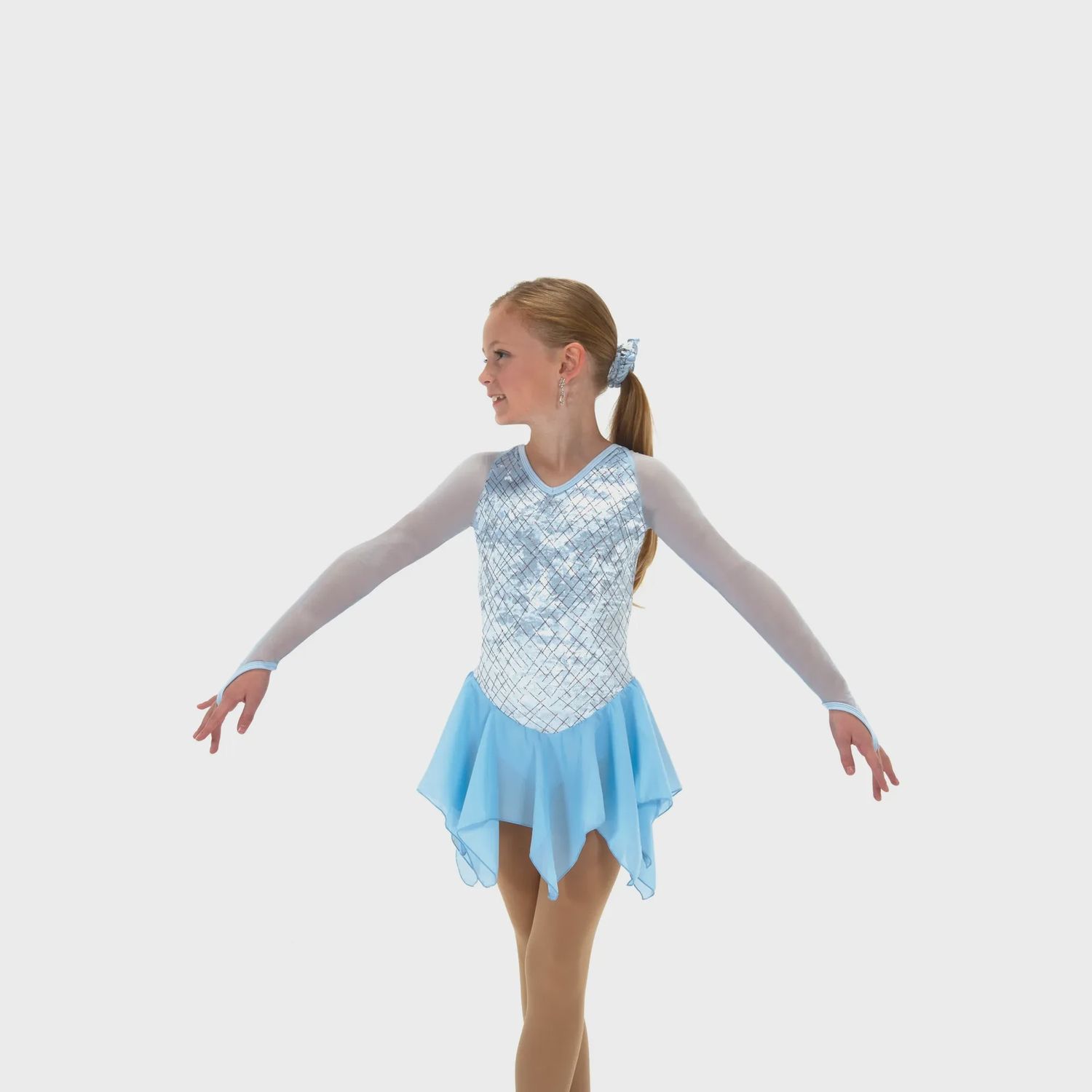 Clear Ice Dress, Colour: Ice Blue, Size: 6-8