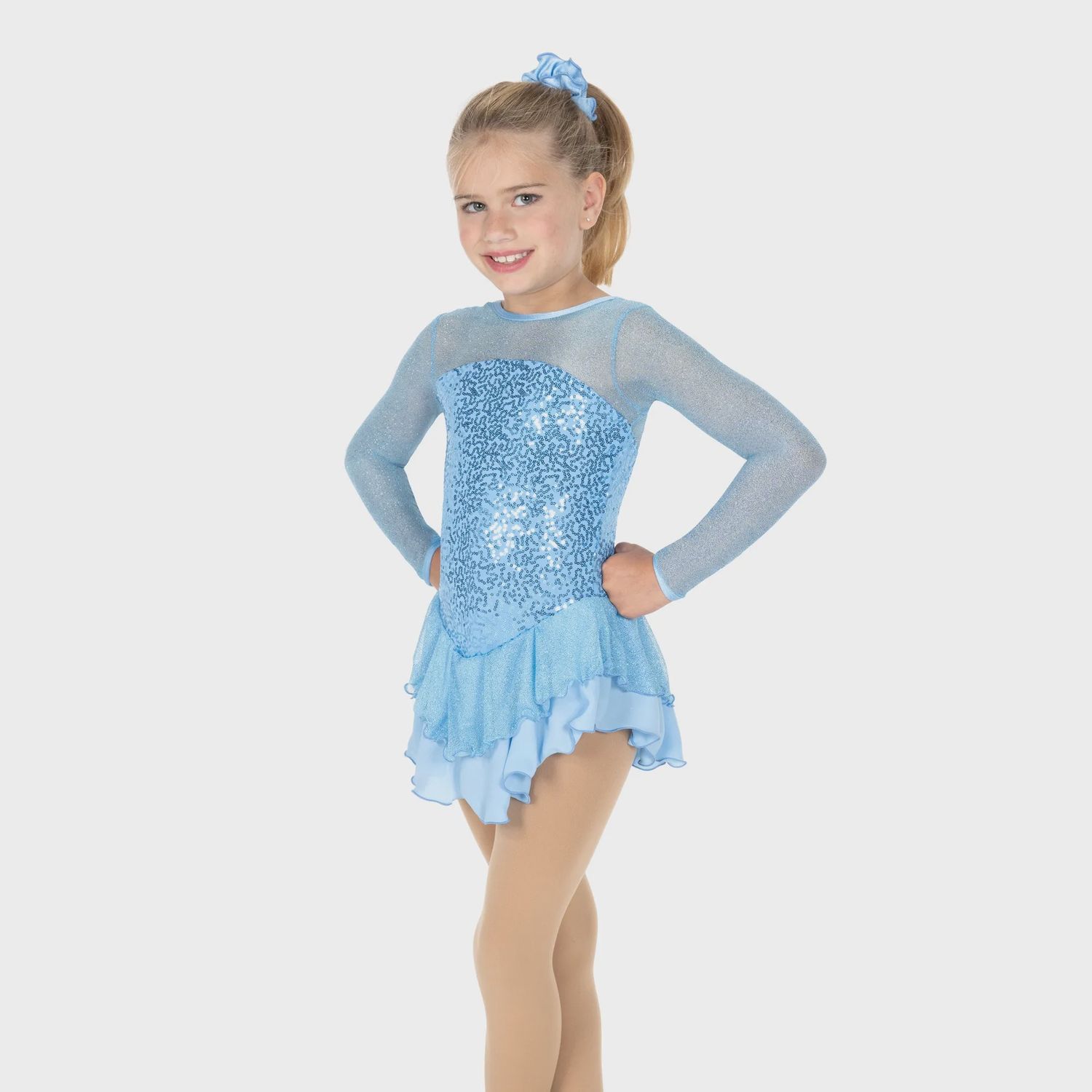 Song of Sequins Dress, Colour: Crystal Blue, Size: 6-8