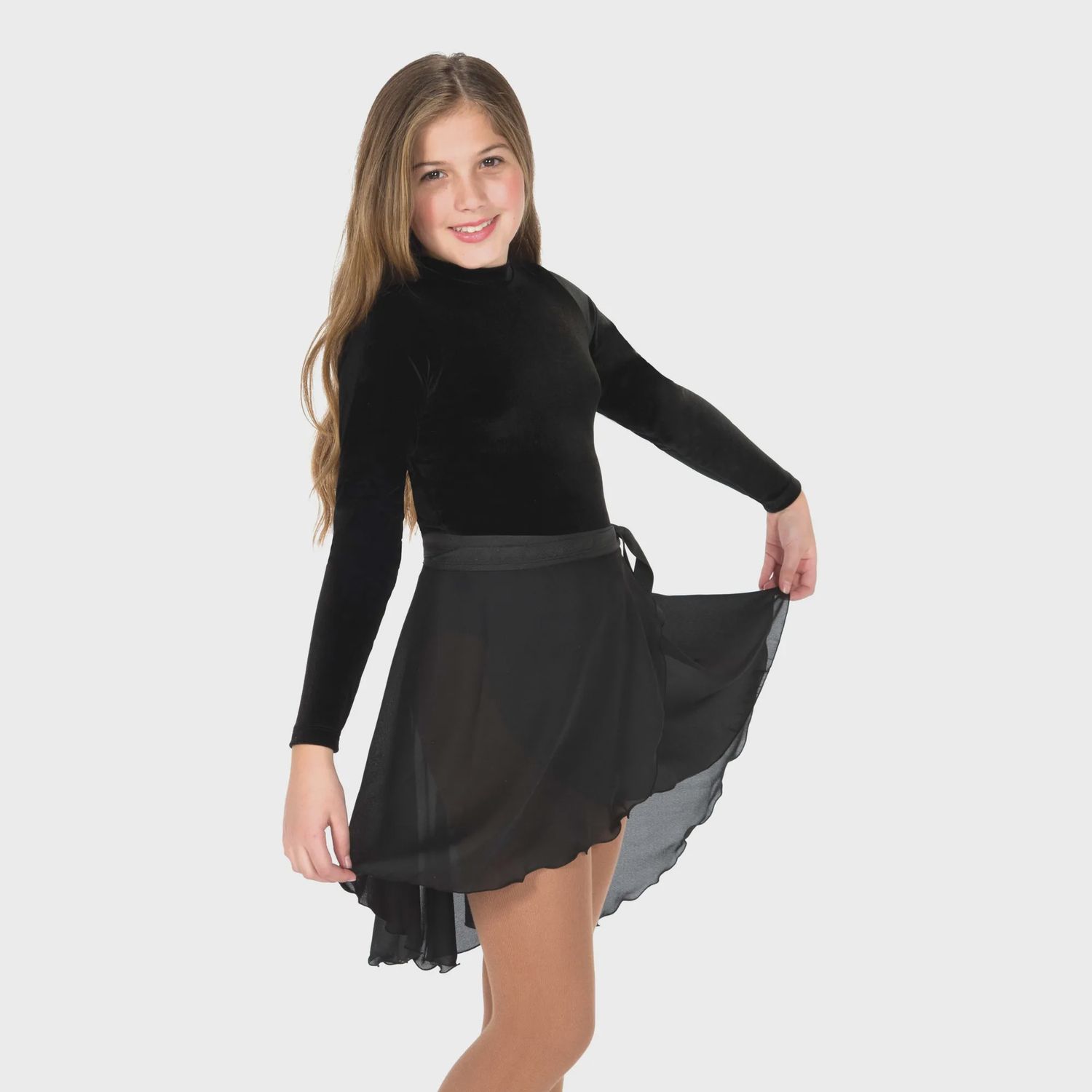 Long Sleeve Velvet Bodysuit, Size: 8-10