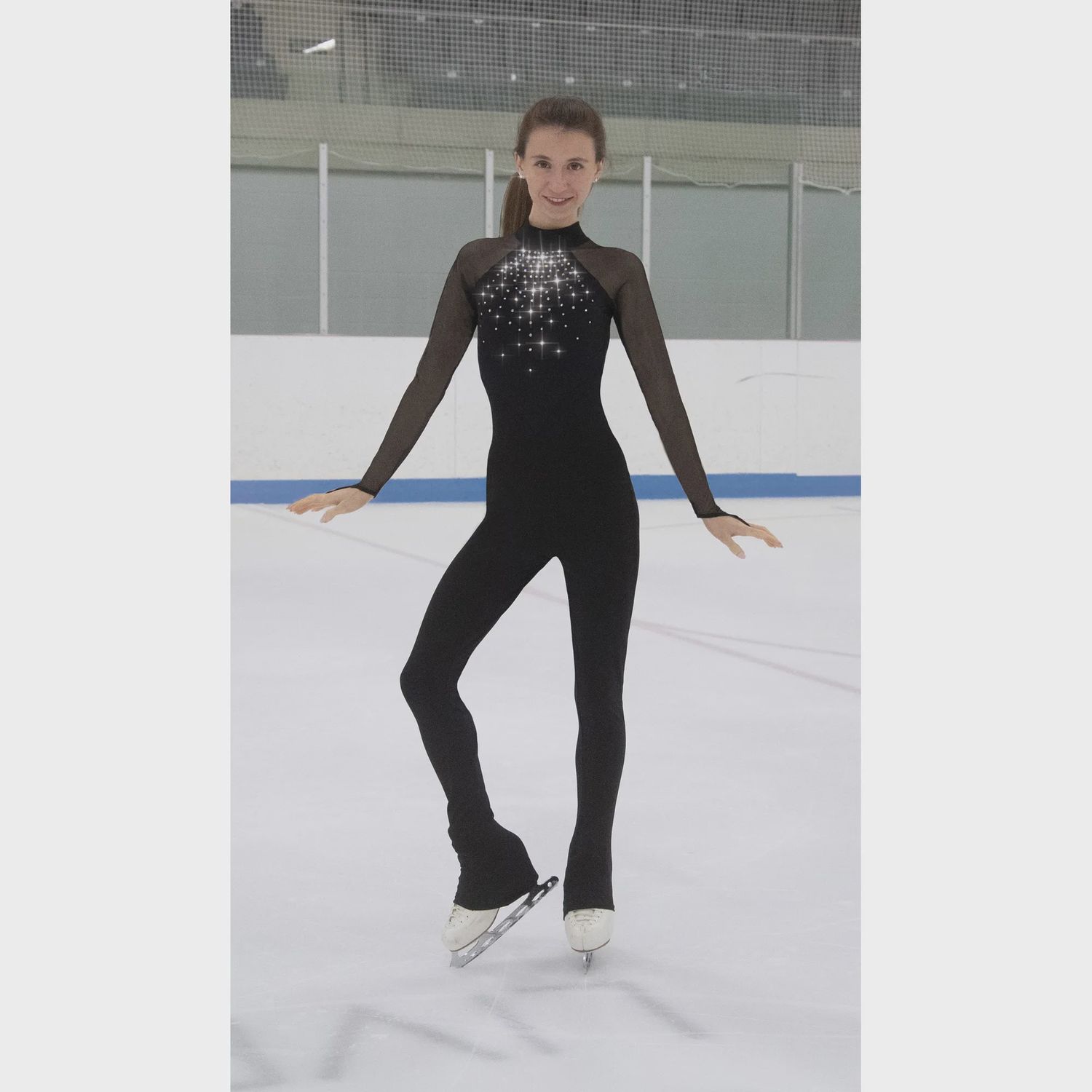 Crystal Cascade Catsuit, Size: 10-12