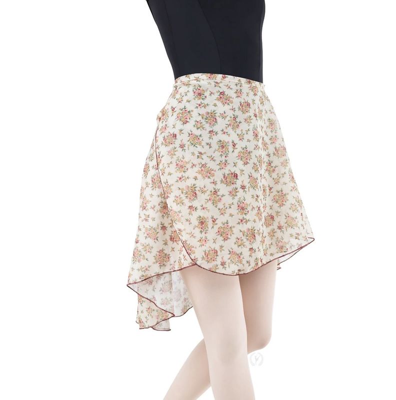 Eurotard Womens Dramatic High-Low Chiffon Wrap Skirt