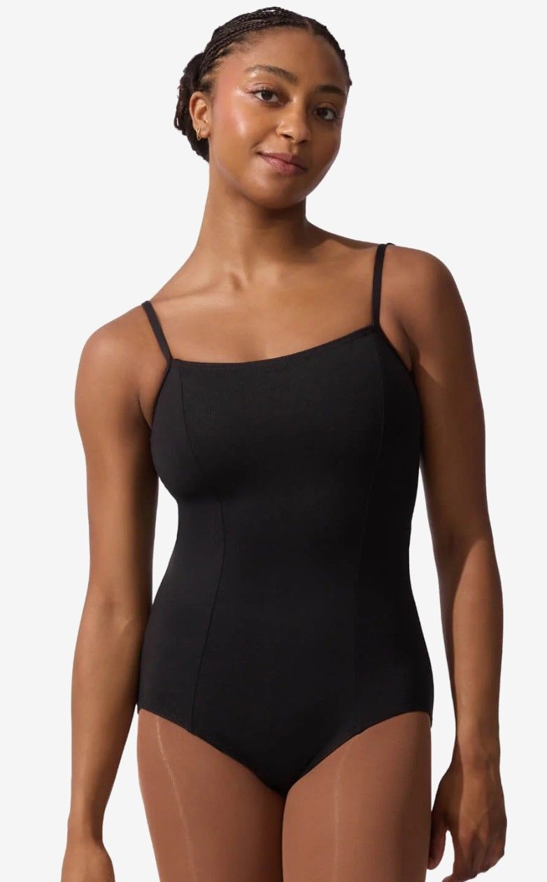 Studio Collection Camisole Leotard With Princess Seams &amp; Adjustable Straps