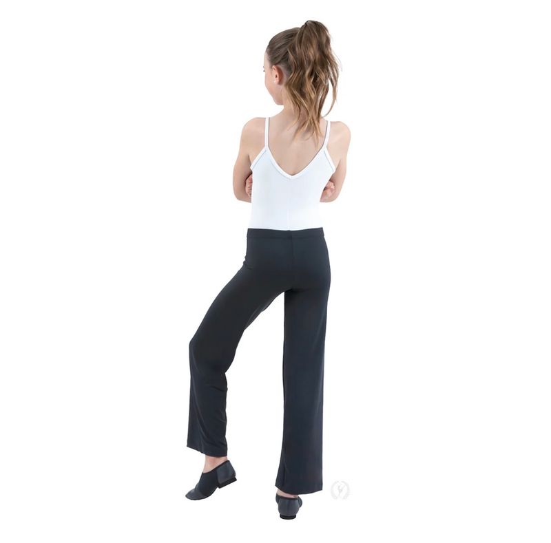 Eurotard Girls Microfiber Mid Rise Jazz Pants