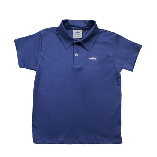 SBC SIGNATURE SS PIMA POLO, Color: NAVY, Size: 12m