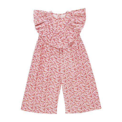 girls raphaela jumper - pink mini ditsy, Color: pink, Size: 2Y