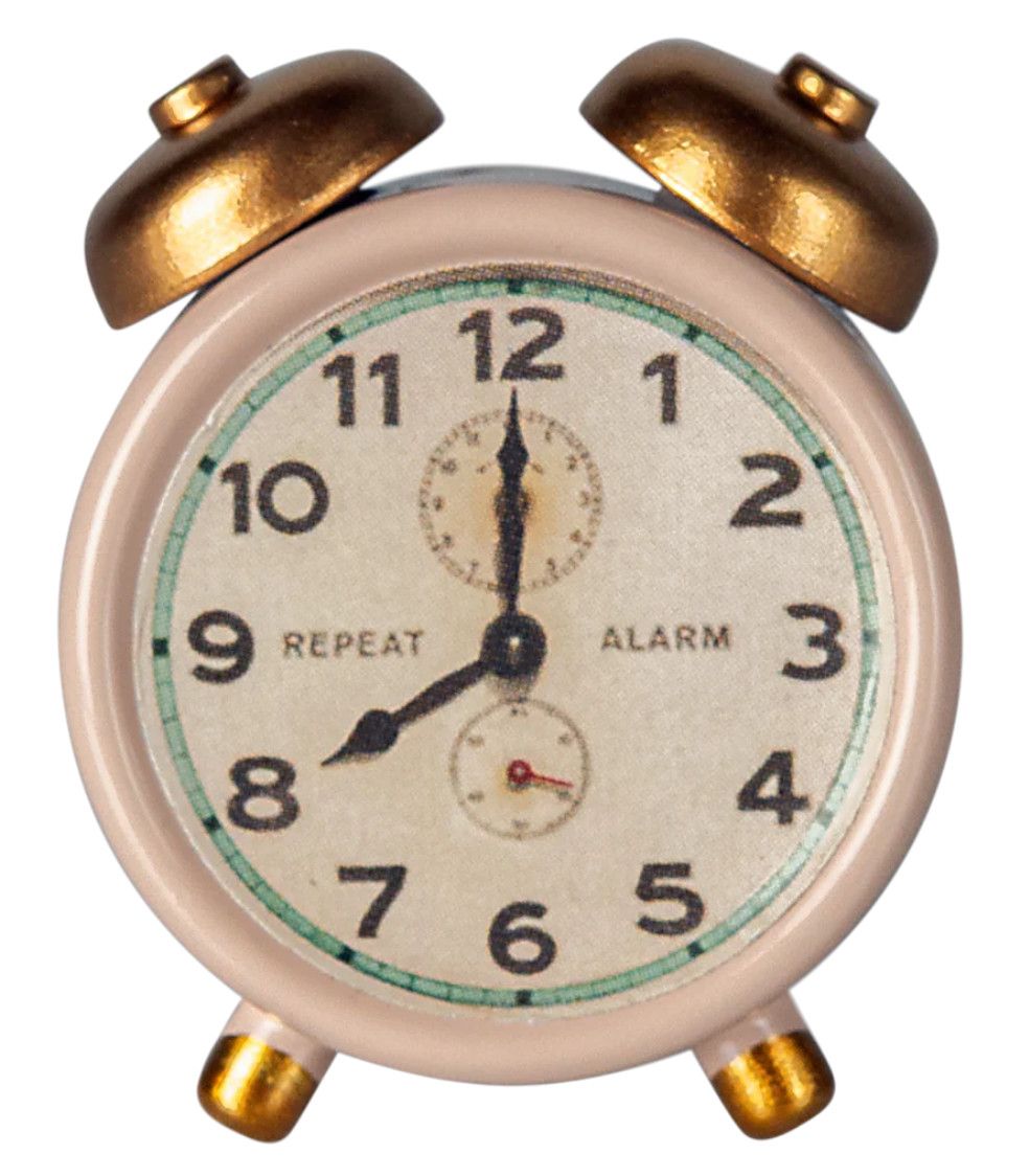 alarm clock, mouse