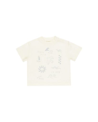RELAXED TEE || DOLCE VITA, Color: IVORY, Size: 3-6M