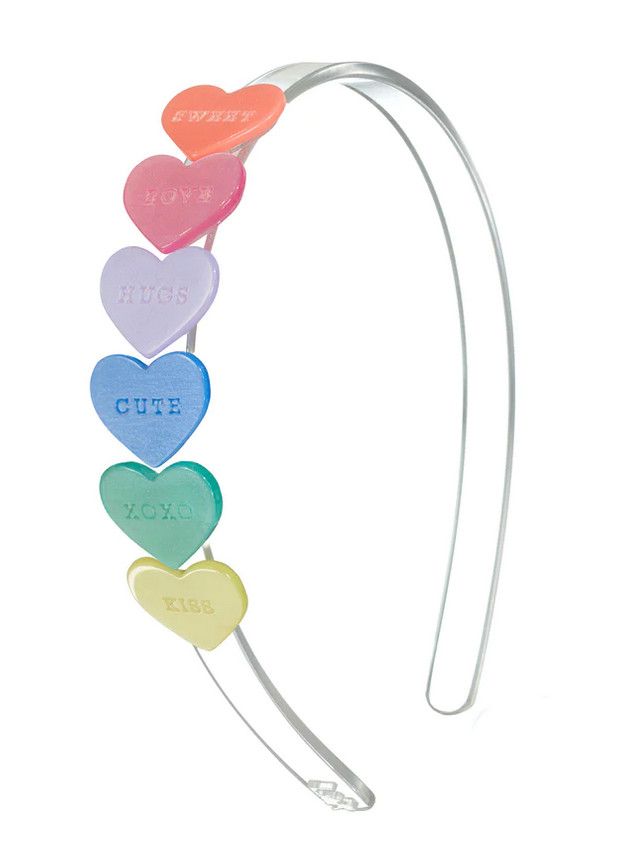 HB candy hearts pastel pearlized