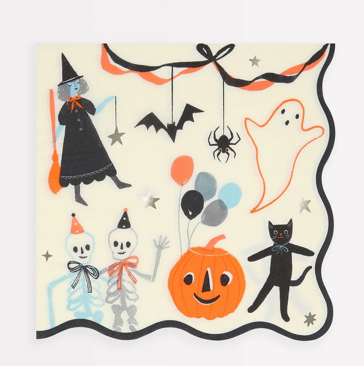 it&#39;s halloween! large napkins