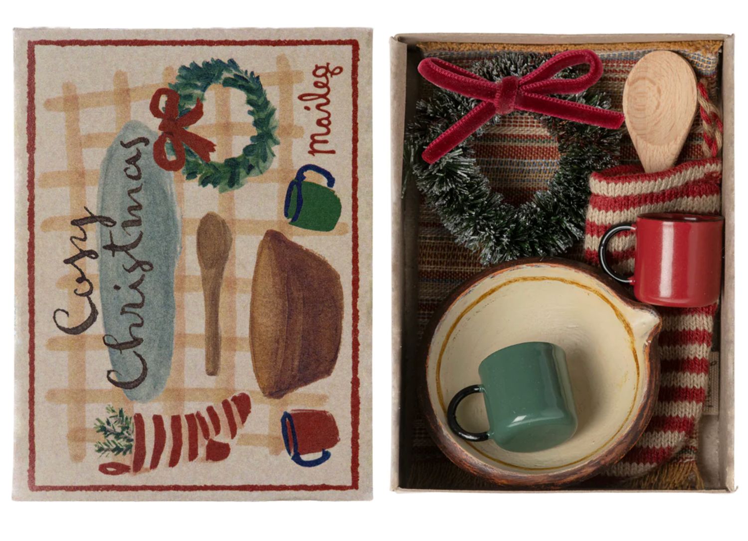 cosy christmas set, mouse