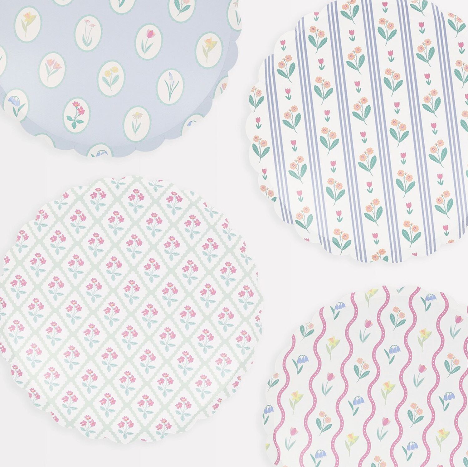 bloomsbury floral dinner plates