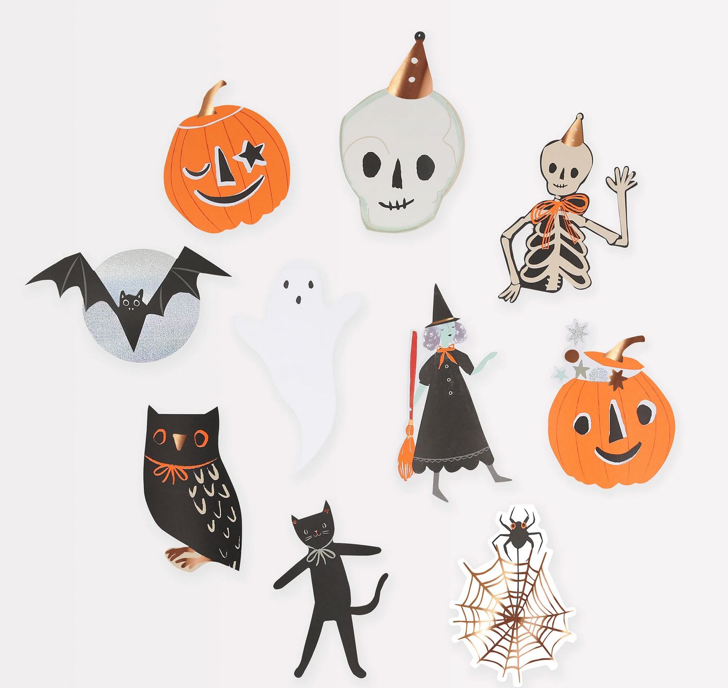 it&#39;s halloween! shaped stickers