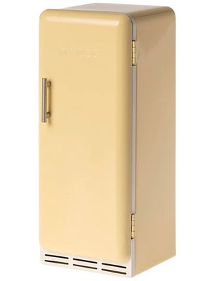 miniature fridge- yellow