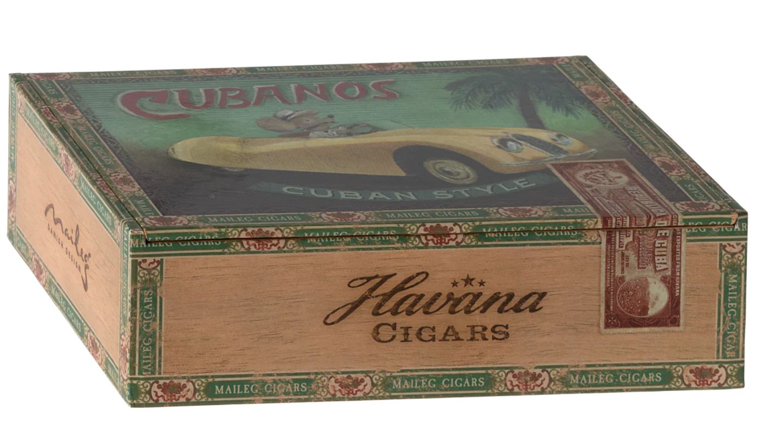 grandma &amp; grandpa mice in cigarbox