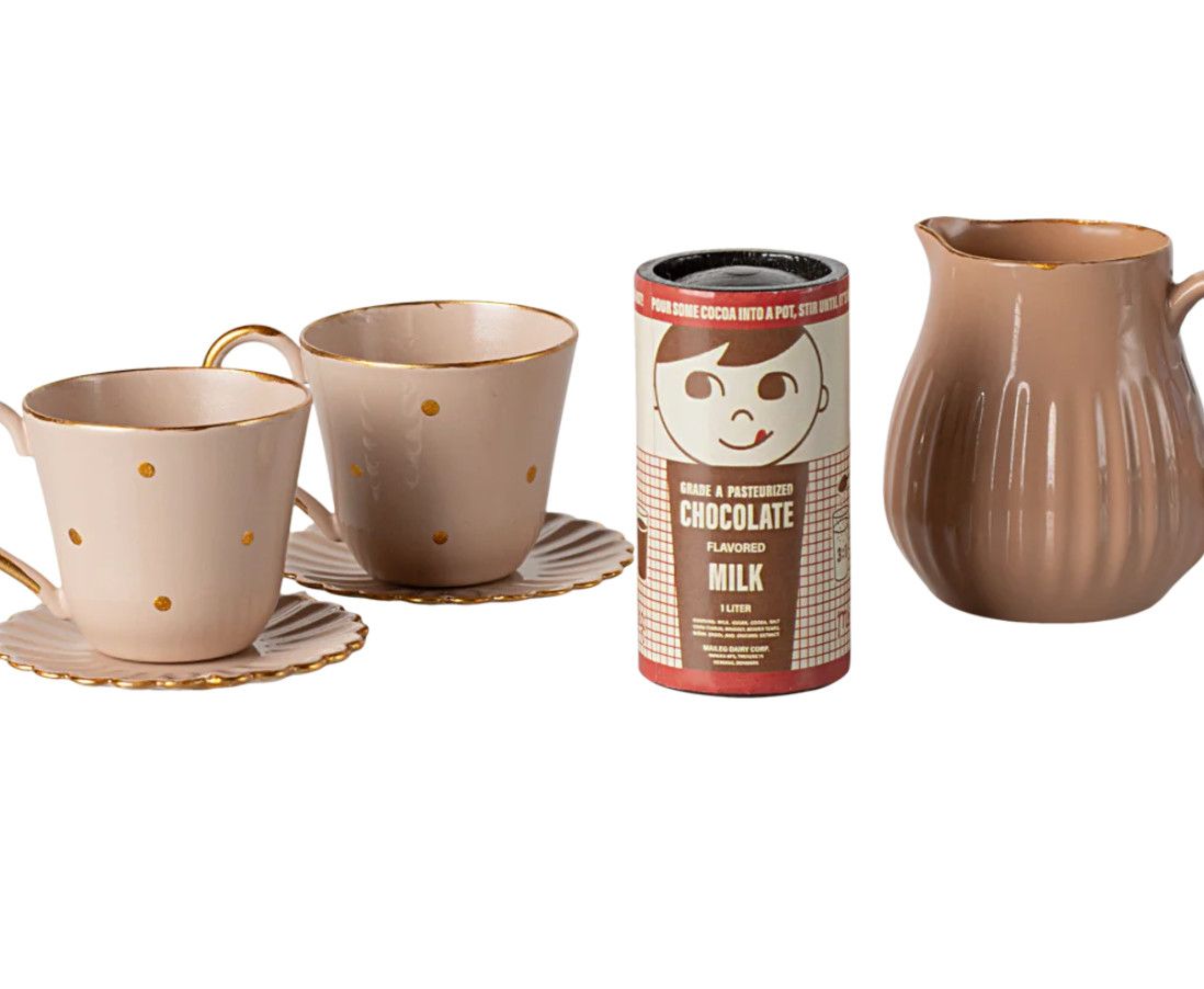 hot chocolate set, mini