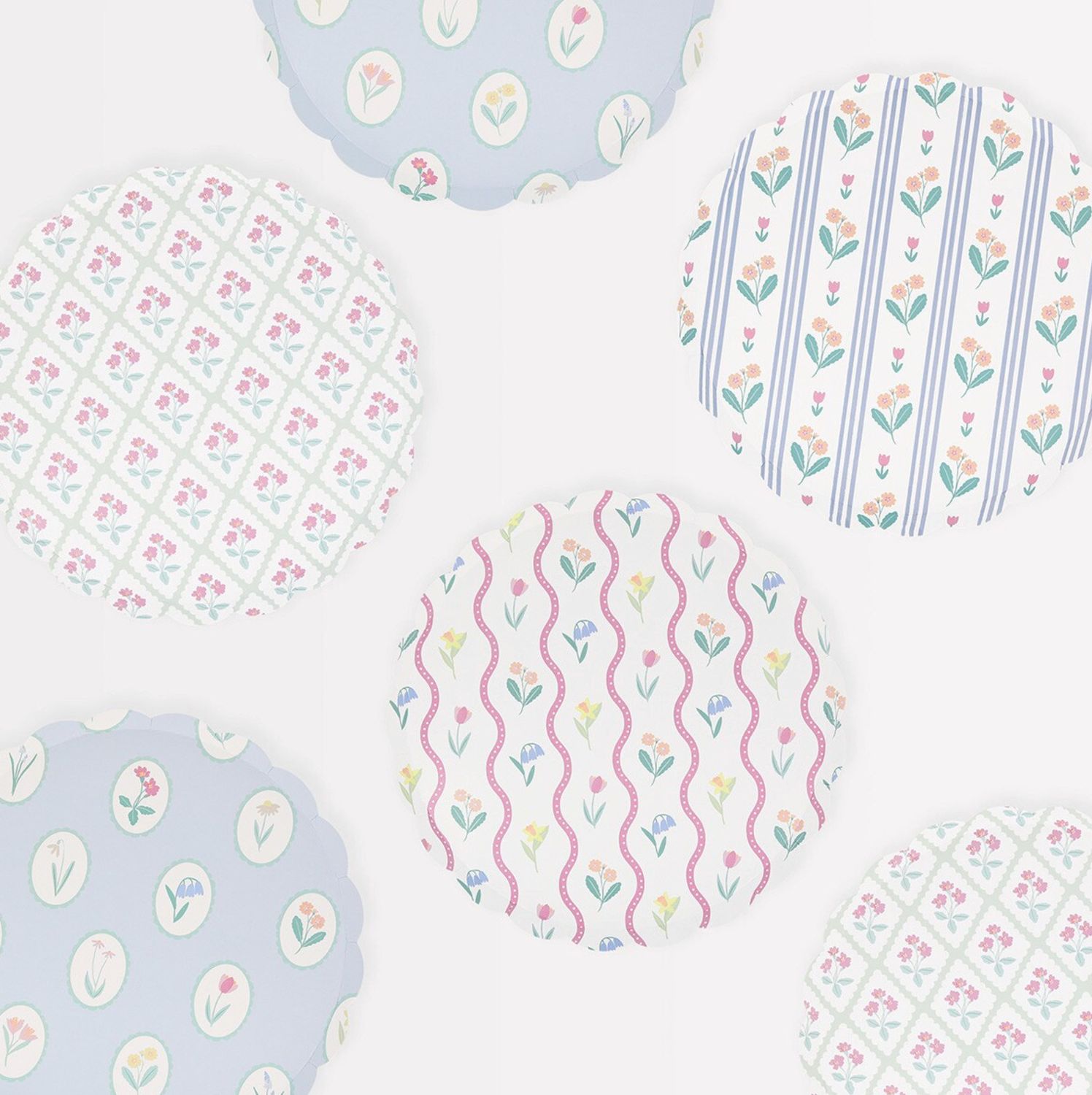 bloomsbury floral pattern side plates