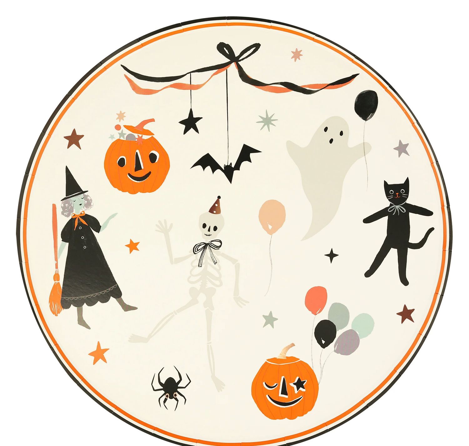 it&#39;s halloween! dinner plates