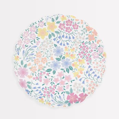 cottage garden side plates