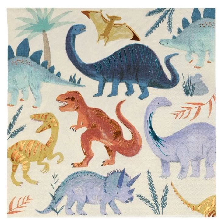 dinosaur kingdom napkins