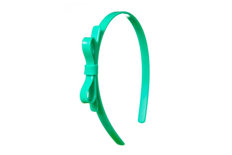 HB thin bow- teal