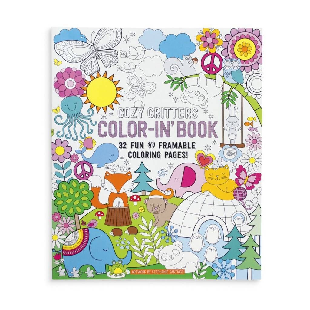 cozy critters color-in&#39; book