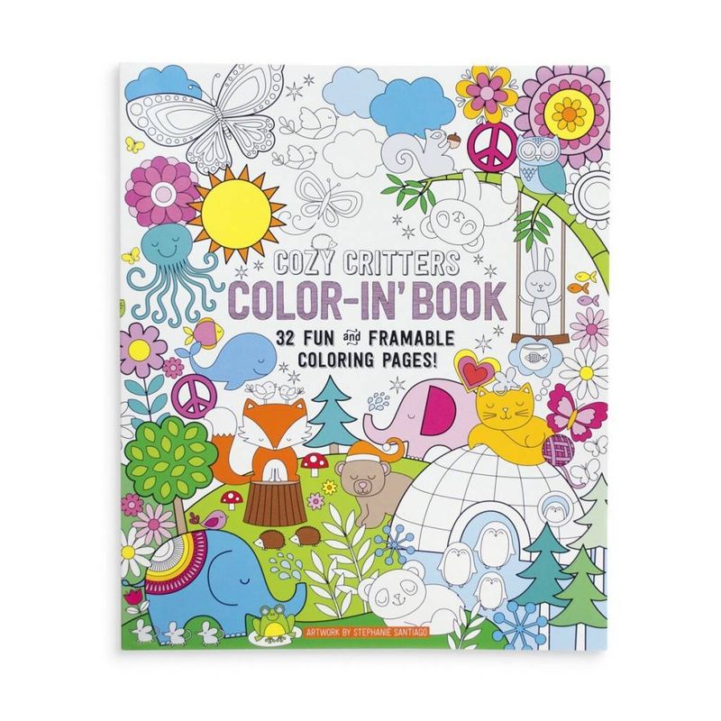 cozy critters color-in' book