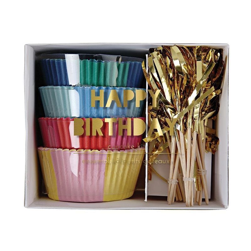 happy birthday cupcake kit