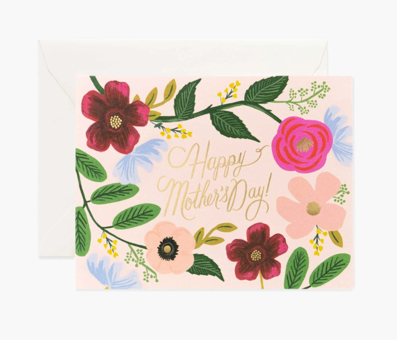 wildflower mother&#39;s day card