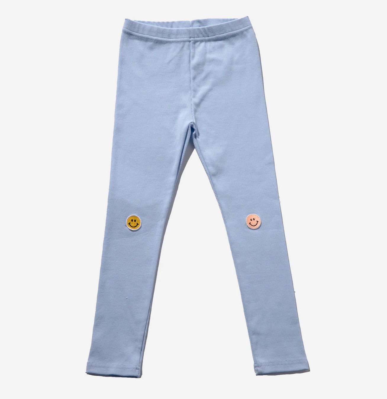 smile leggings- blue