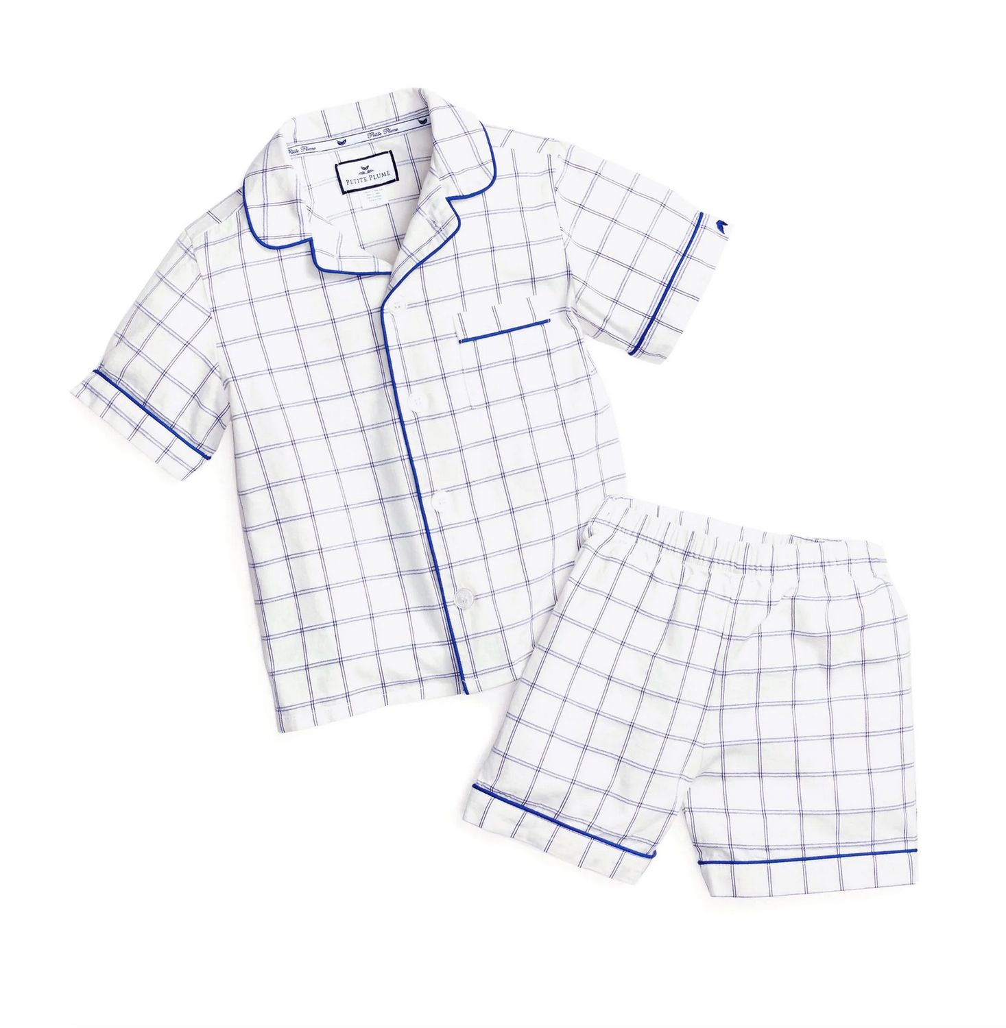 classic short set- nantucket tattersall