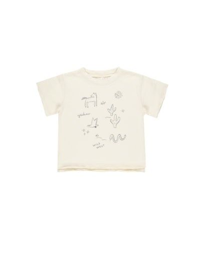 RAW EDGE TEE || WILD WEST