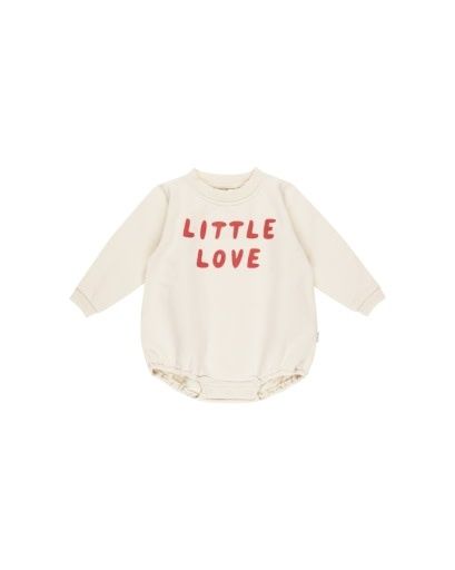 CREWNECK BUBBLE ROMPER || LITTLE LOVE