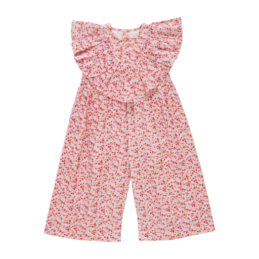 girls raphaela jumper - pink mini ditsy