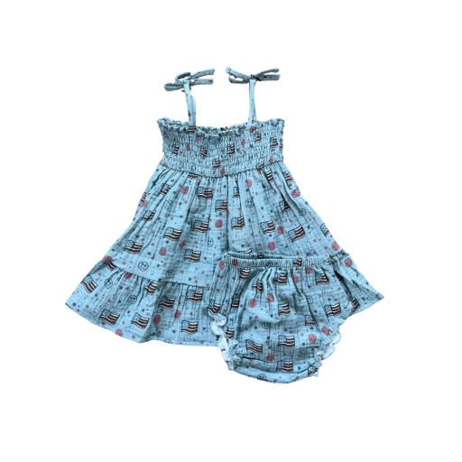 TIERED MINI DRESS SET