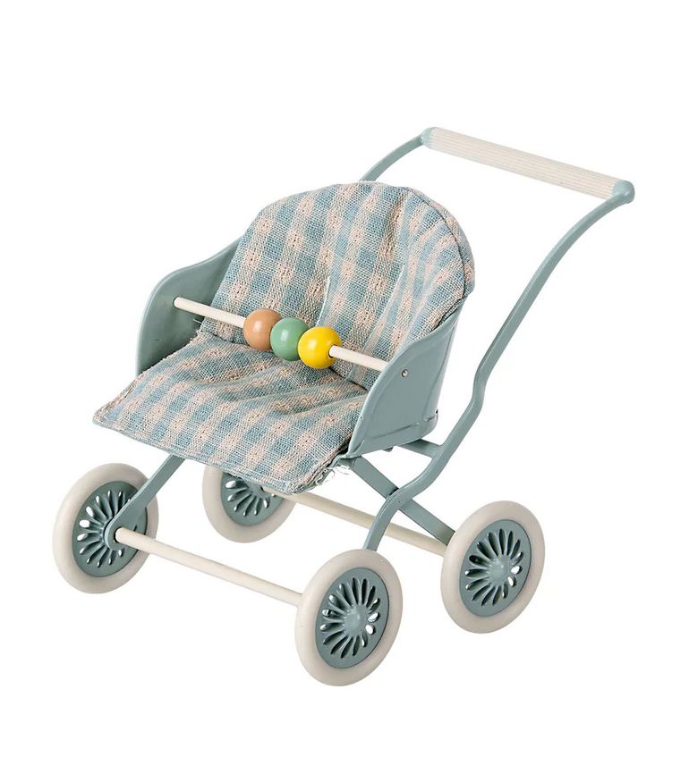 stroller, baby mice- blue