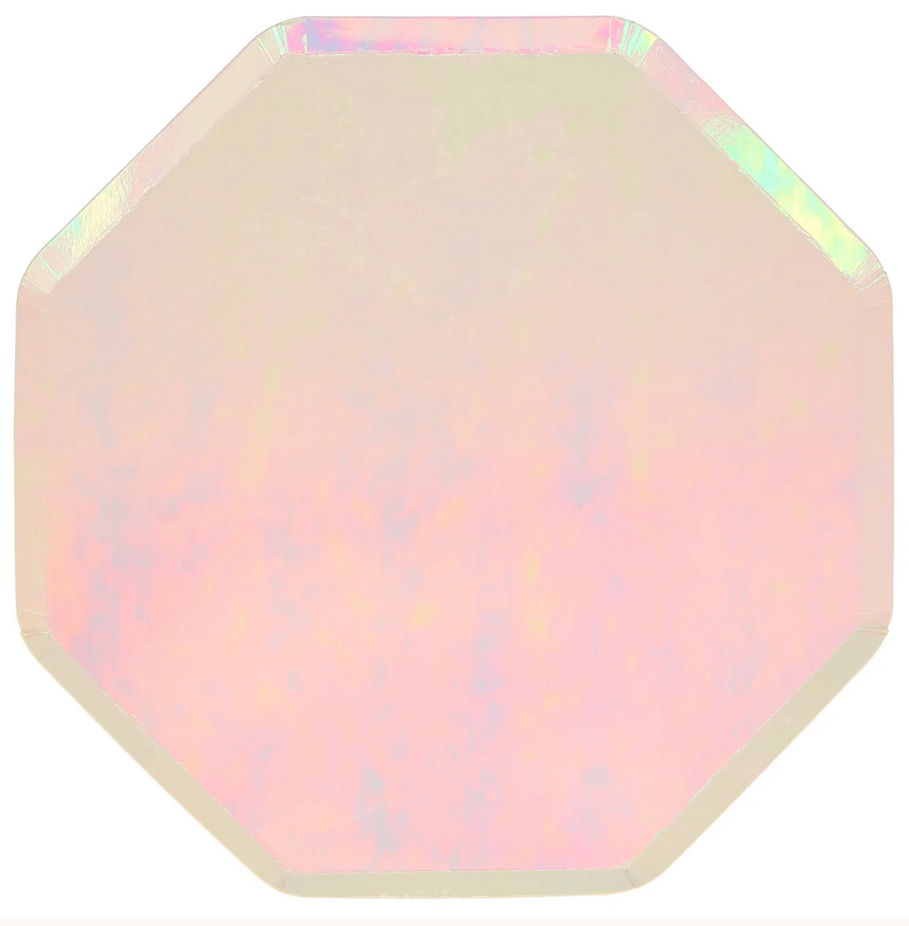 iridescent dinner plates