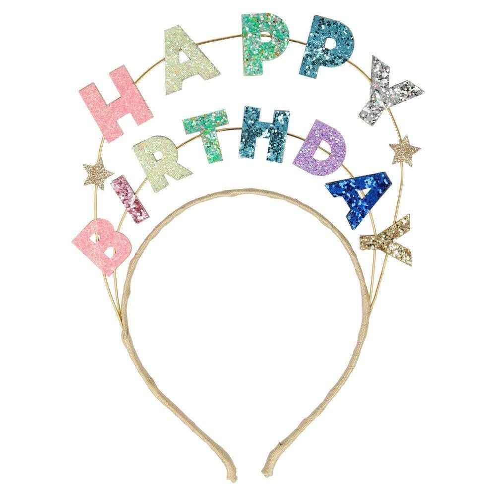 happy birthday glitter HB