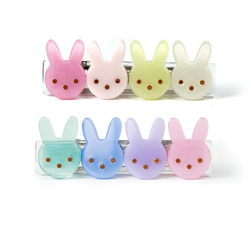 bunnies satin hairclips